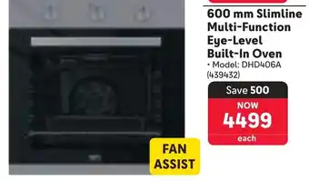 Makro DEFY Slimline Multi-Function Eye-Level Built-In Oven offer