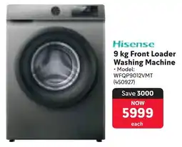 Makro Hisense Front Loader Washing Machine offer
