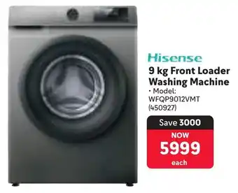 Makro Hisense Front Loader Washing Machine offer