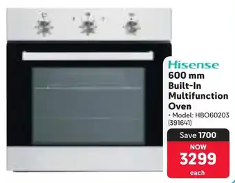 Makro Hisense Built-In Multifunction Oven offer