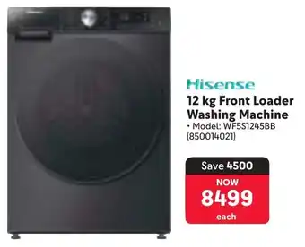 Makro Hisense Front Loader Washing Machine offer