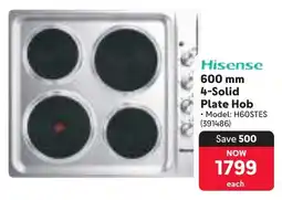 Makro Hisense 4-Solid Plate Hob offer