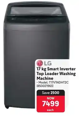 Makro LG Smart Inverter Top Loader Washing Machine offer