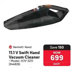 Makro Bennett Read 11.1 V Swift Hand Vacuum Cleaner offer