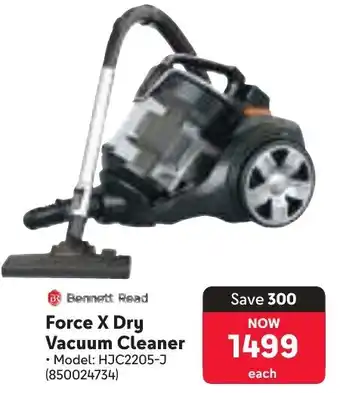 Makro Bennett Read Force X Dry Vacuum Cleaner offer
