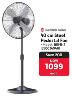 Makro Bennett Read Steel Pedestal Fan offer