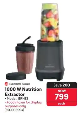 Makro Bennett Read 1000 W Nutrition Extractor offer