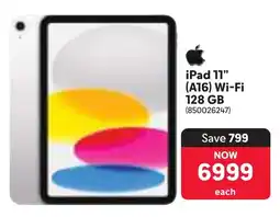 Makro Apple iPad 11" A16 Wi-Fi 128GB offer