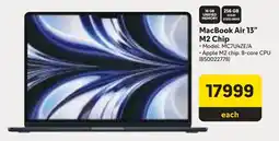 Makro Apple MacBook Air 13" M2 Chip offer
