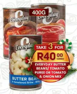 Take 'n Pay Everyday butter beans/ tomato puree or tomato & onion mix offer
