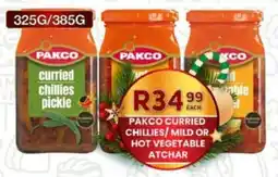 Take 'n Pay Pakco curried chillies/ mild or hot vegetable atchar offer
