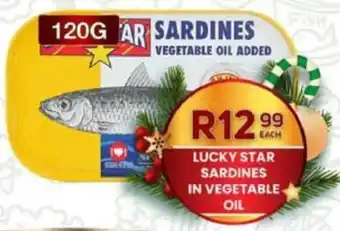 Take 'n Pay Lucky star sardines in vegetable oil offer