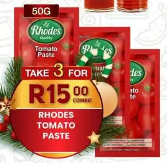 Take 'n Pay Rhodes tomato paste offer
