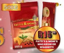 Take 'n Pay Fatti's & moni's macaroni or spaghetti offer