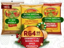 Take 'n Pay Osman's taj mahal pure spice products offer