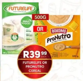 Take 'n Pay Futurelife or pronutro cereal offer