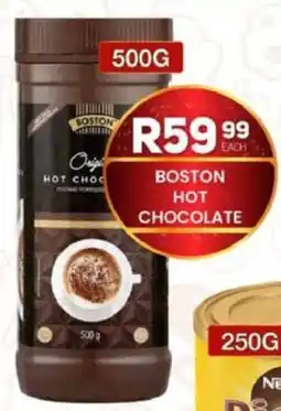 Take 'n Pay Boston hot chocolate offer