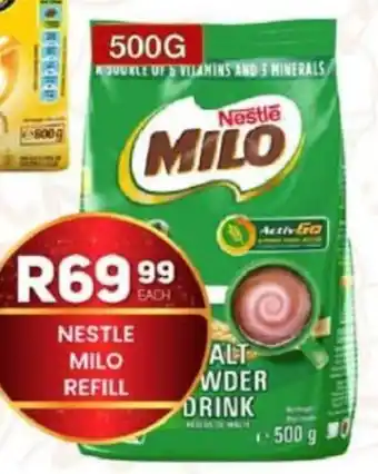 Take 'n Pay Nestle milo refill offer