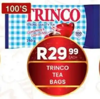 Take 'n Pay Trinco tea bags offer
