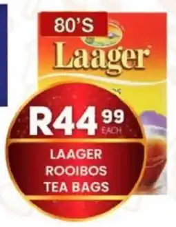 Take 'n Pay Laager rooibos tea bags offer