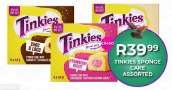 Take 'n Pay Tinkies sponge cake assorted offer