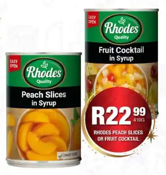 Take 'n Pay Rhodes peach slices or fruit cocktail offer