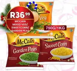 Take 'n Pay Mccain mixed veg/ sweetcorn/ garden peas offer
