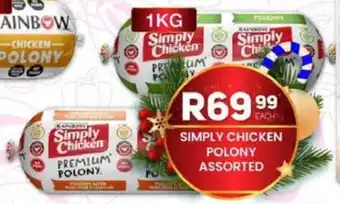 Take 'n Pay Simply chicken polony assorted offer