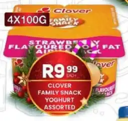 Take 'n Pay Clover family snack yoghurt assorted offer