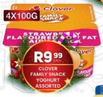 Take 'n Pay Clover family snack yoghurt assorted offer