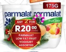 Take 'n Pay Parmalat low fat fruit yoghurt assorted offer