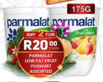 Take 'n Pay Parmalat low fat fruit yoghurt assorted offer