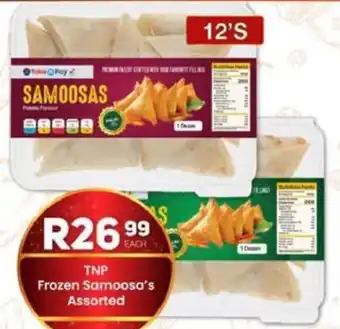 Take 'n Pay TNP Frozen Samoosa's Assorted offer