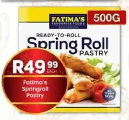 Take 'n Pay Fatima's Springroll Pastry offer