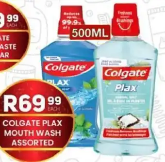 Take 'n Pay Colgate plax mouth wash assorted offer