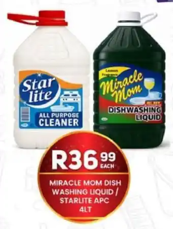 Take 'n Pay Miracle mom dishwashing liquid/ starlite apc offer