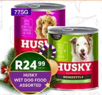 Take 'n Pay Husky wet dog food assorted offer