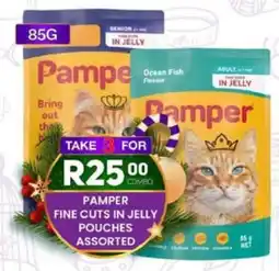 Take 'n Pay Pamper fine cuts in jelly pouches assorted offer