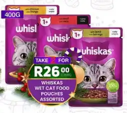 Take 'n Pay Whiskas wet cat food pouches assorted offer