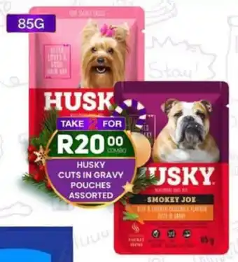 Take 'n Pay Husky cuts in gravy pouches assorted offer
