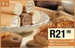 Take 'n Pay Mini Cake Loaves OR Mini Swiss Rolls offer