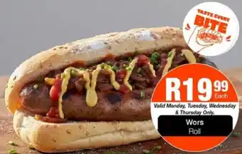 Take 'n Pay Wors Roll offer