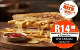 Take 'n Pay Chip & Cheese Sandwhich offer