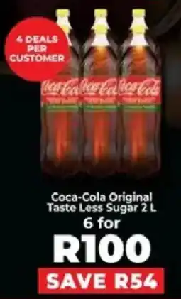 Food Lover's Market Coca-Cola Original Taste Less Sugar offer