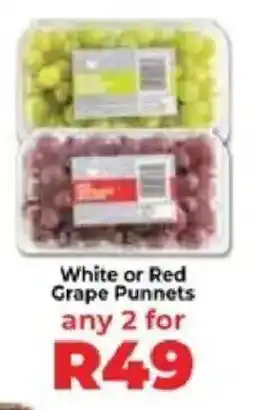 Food Lover's Market White or Red Grape Punnets offer