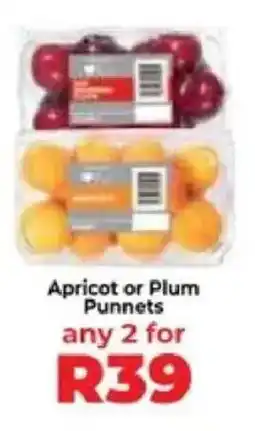 Food Lover's Market Apricot or Plum Punnets offer