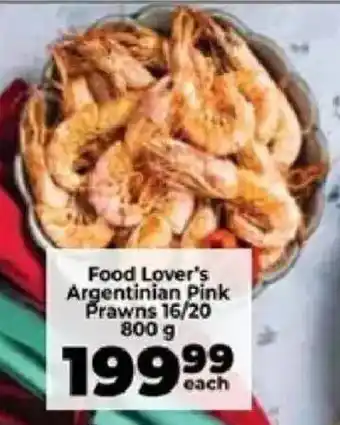 Food Lover's Market Food Lover's Argentinian Pink Prawns offer
