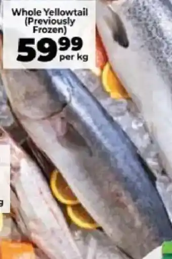 Food Lover's Market Whole Yellowtail offer