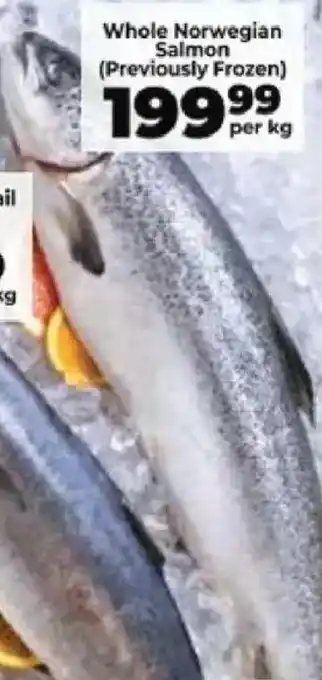 Food Lover's Market Whole Norwegian Salmon offer