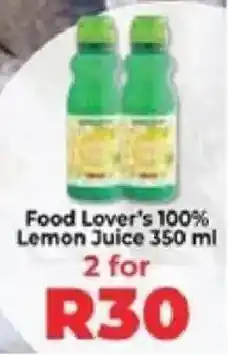 Food Lover's Market Food Lover's 100% Lemon Juice offer